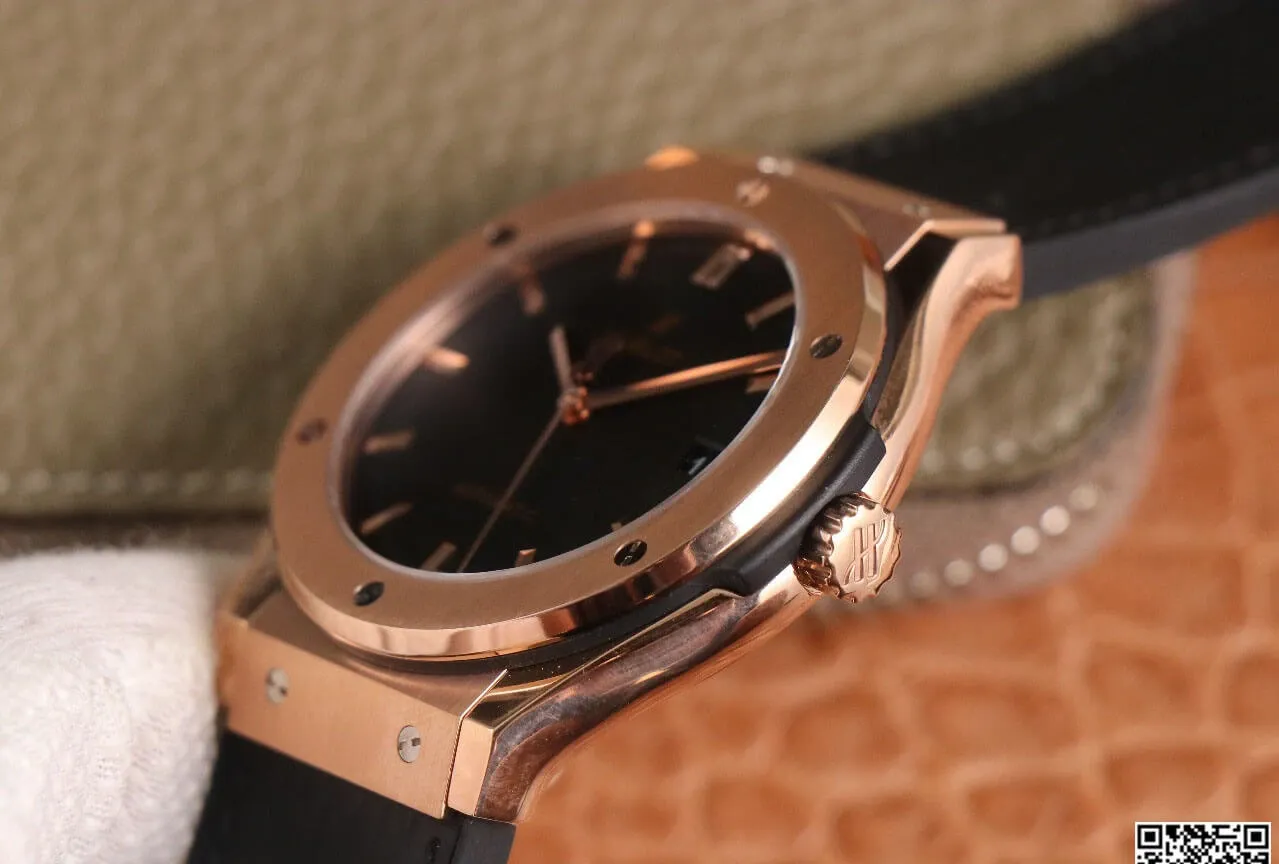 Hublot Classic Fusion 511.OX.1181.LR WWF Factory 1:1 Best Edition Replica Watch Black Dial